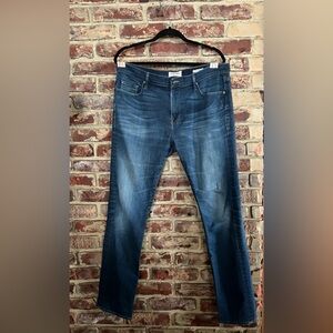 FRAME L’Homme Skinny Jeans Size 36 Distressed Hem Medium Wash Designer Denim